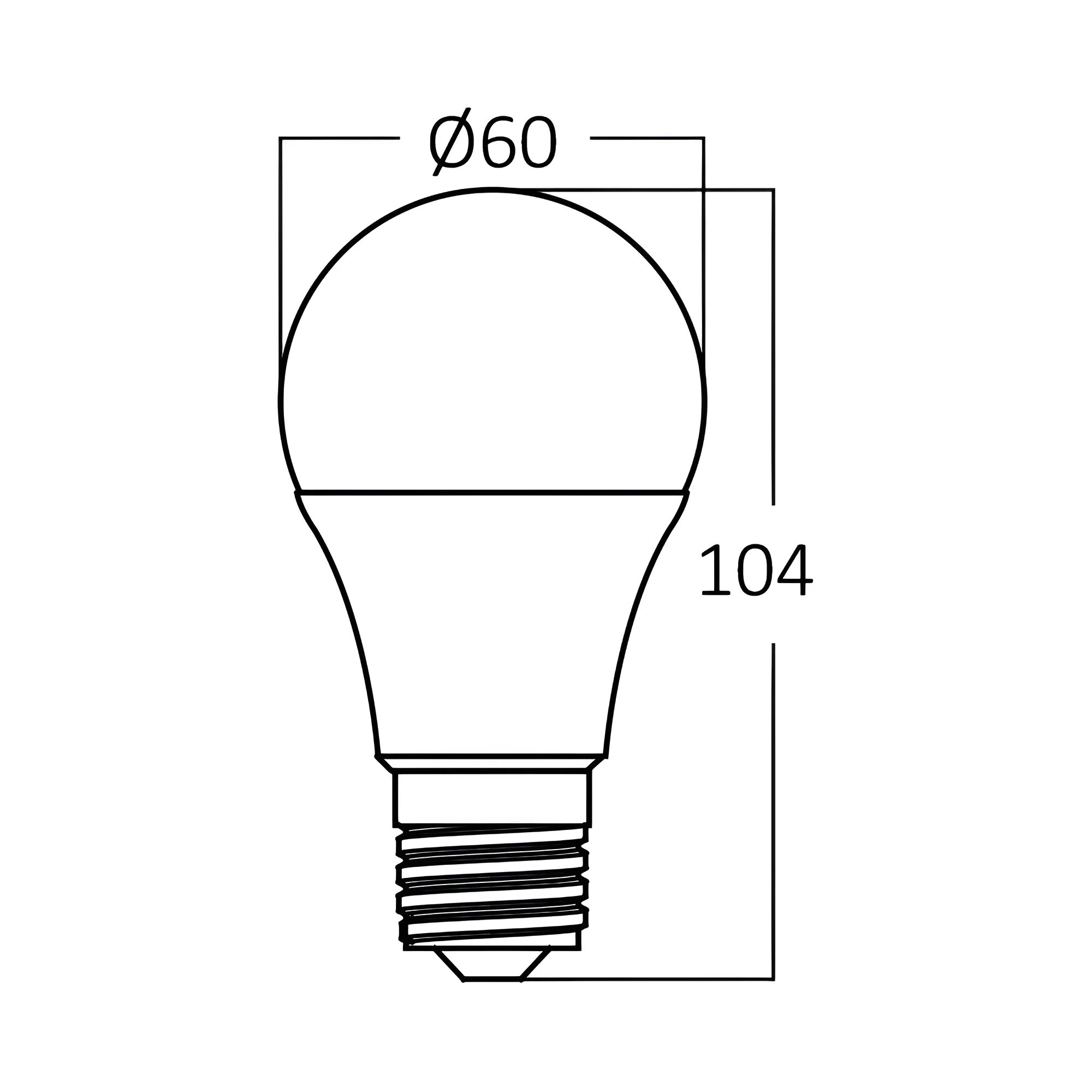 Dimabilna LED sijalica A60 9 W E27 4000K - Слика 3
