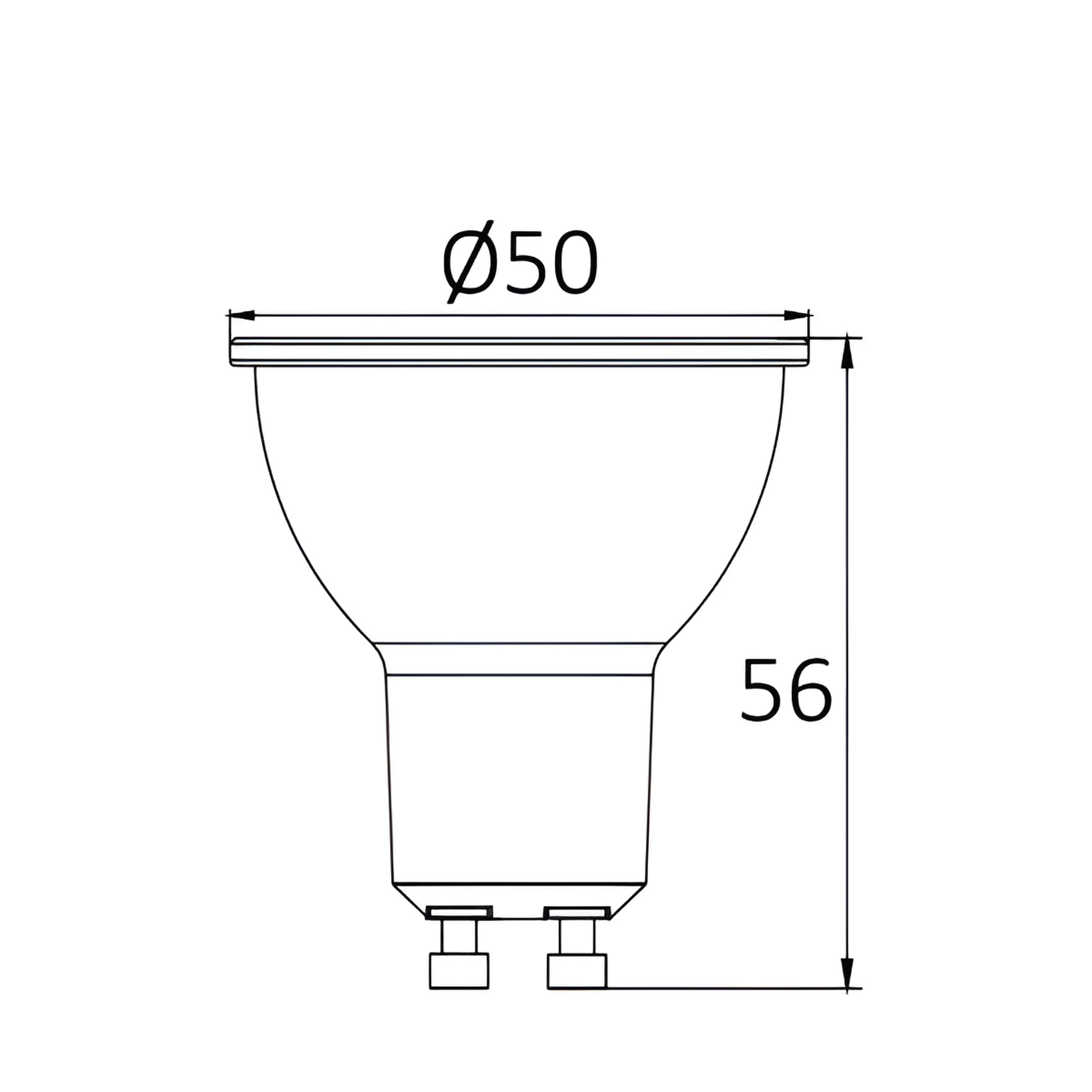 LED sijalica GU10 6,5W 4000K 38° Braytron Premium - Слика 5