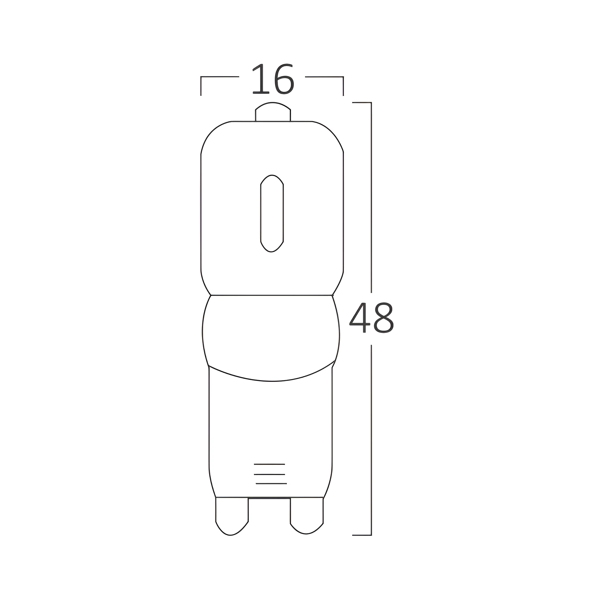 Dimabilna LED kapsula G9 3 W 4000K - Слика 3
