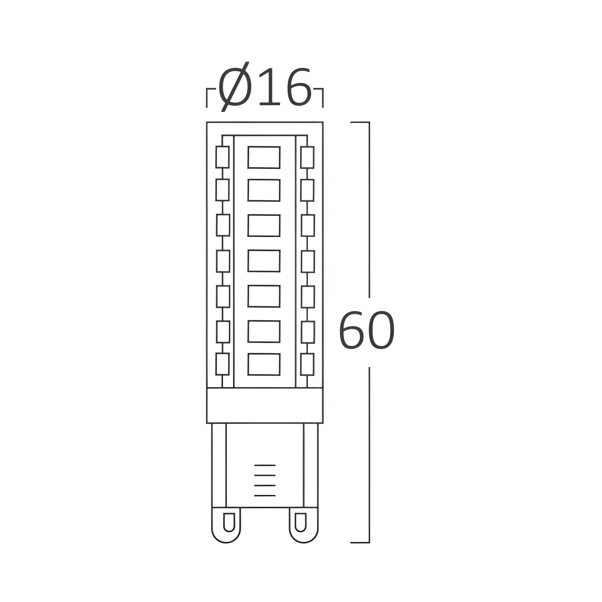 LED kapsula G9 6,5 W 6500K - Слика 3