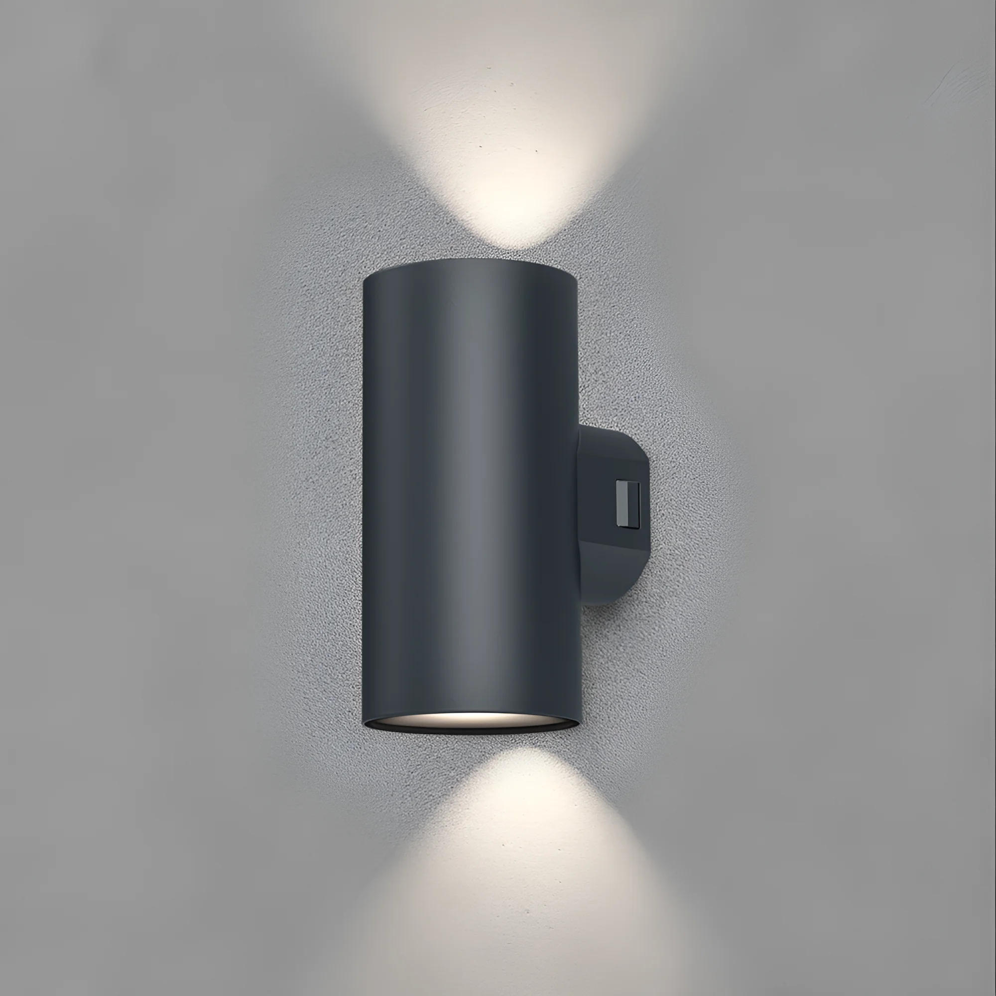 LED zidna spoljna svetiljka dvosmerna 2x9W CCT siva IP65 Braytron Vekta D - Слика 2