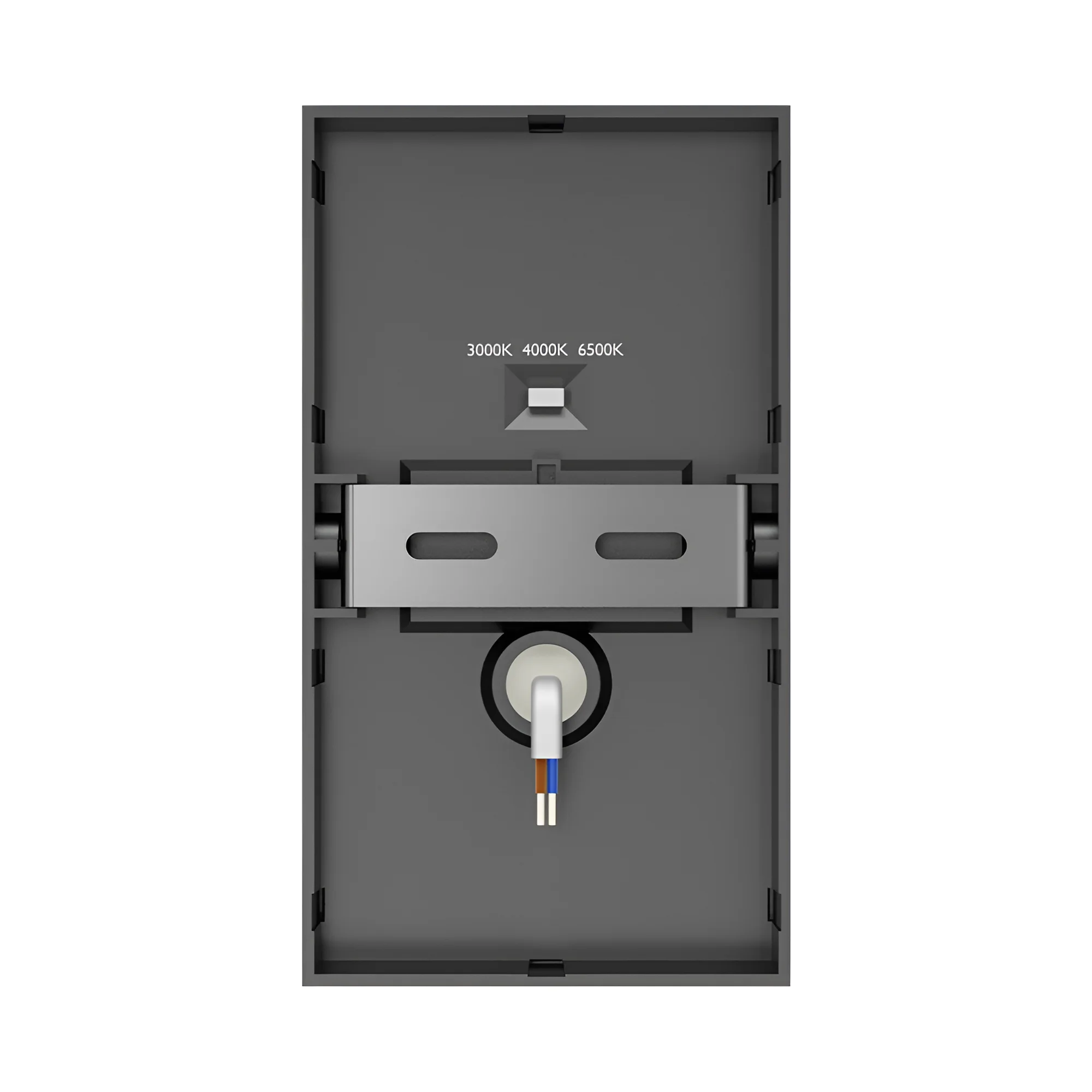 LED zidna spoljna svetiljka dvosmerna 2x6W CCT siva IP65 Braytron Vekta C - Слика 5