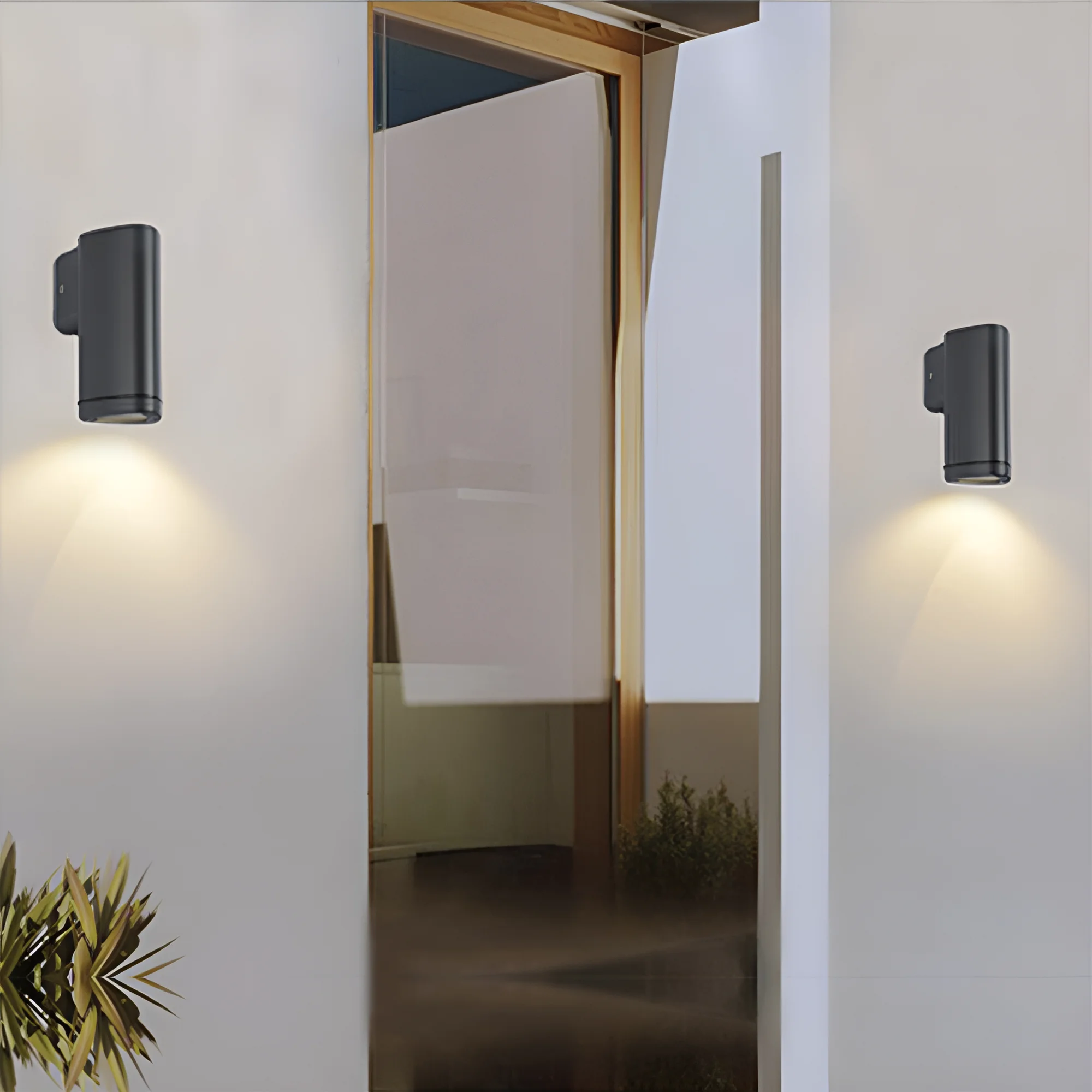 LED zidna spoljna svetiljka jednosmerna 5W 3000K siva IP54 Braytron Sirius - Слика 2