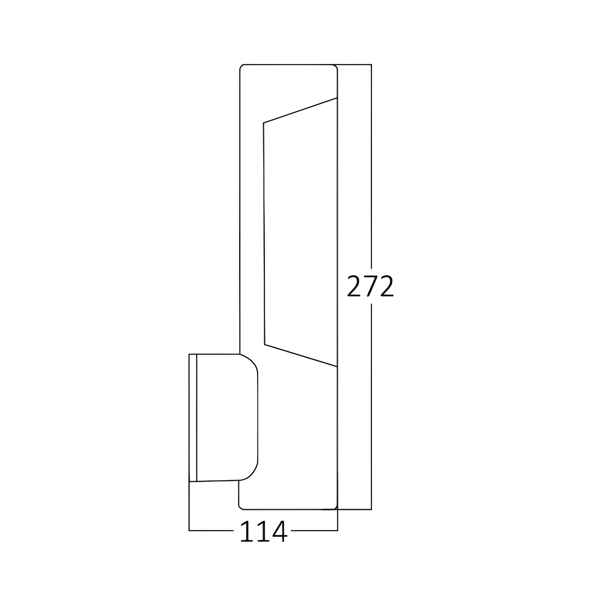 LED zidna spoljna svetiljka 7W 3000K sa senzorom siva IP54 Braytron Tarus - Слика 5