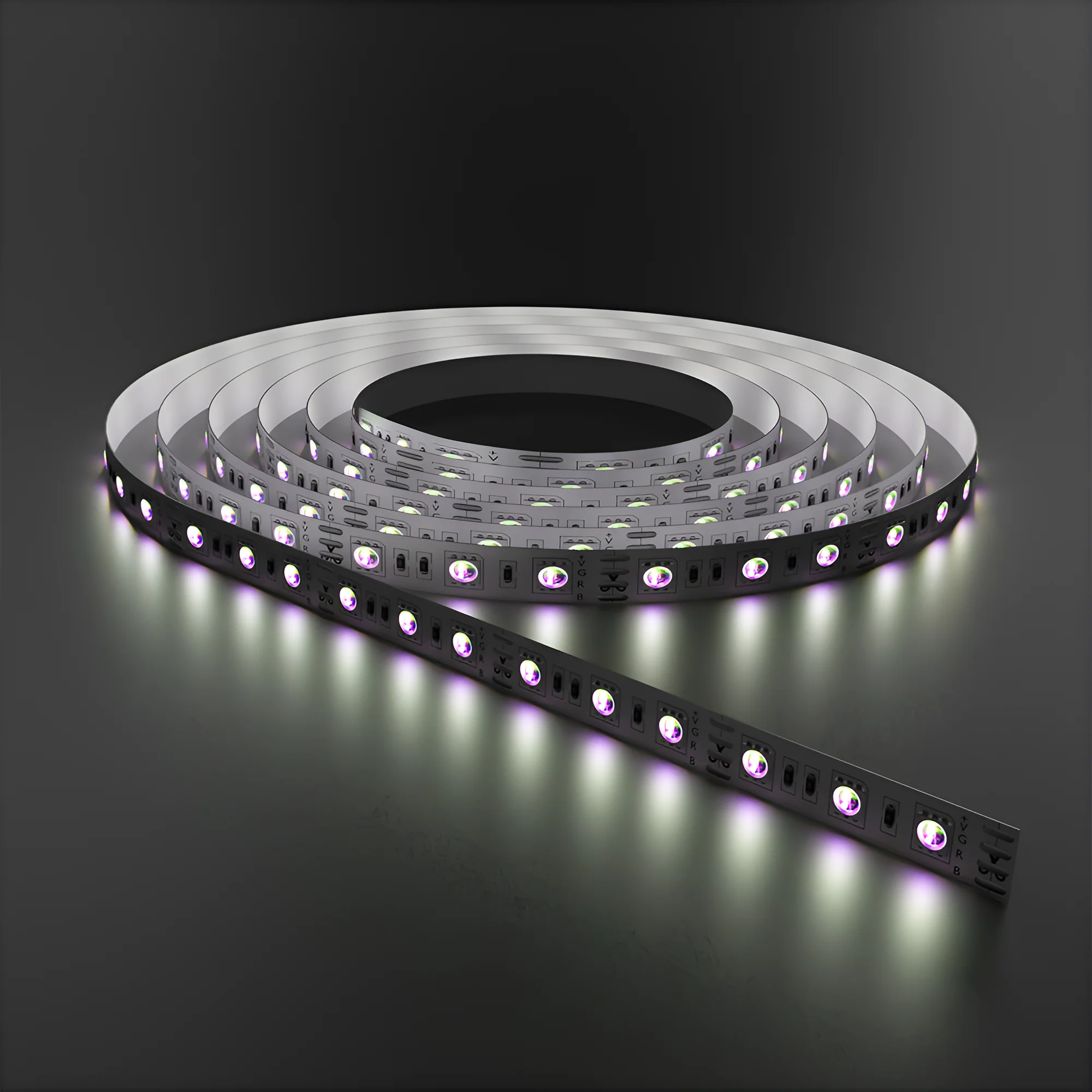 LED traka 12W/m 5050 RGB 24V IP20 Braytron EcoLine - Слика 2