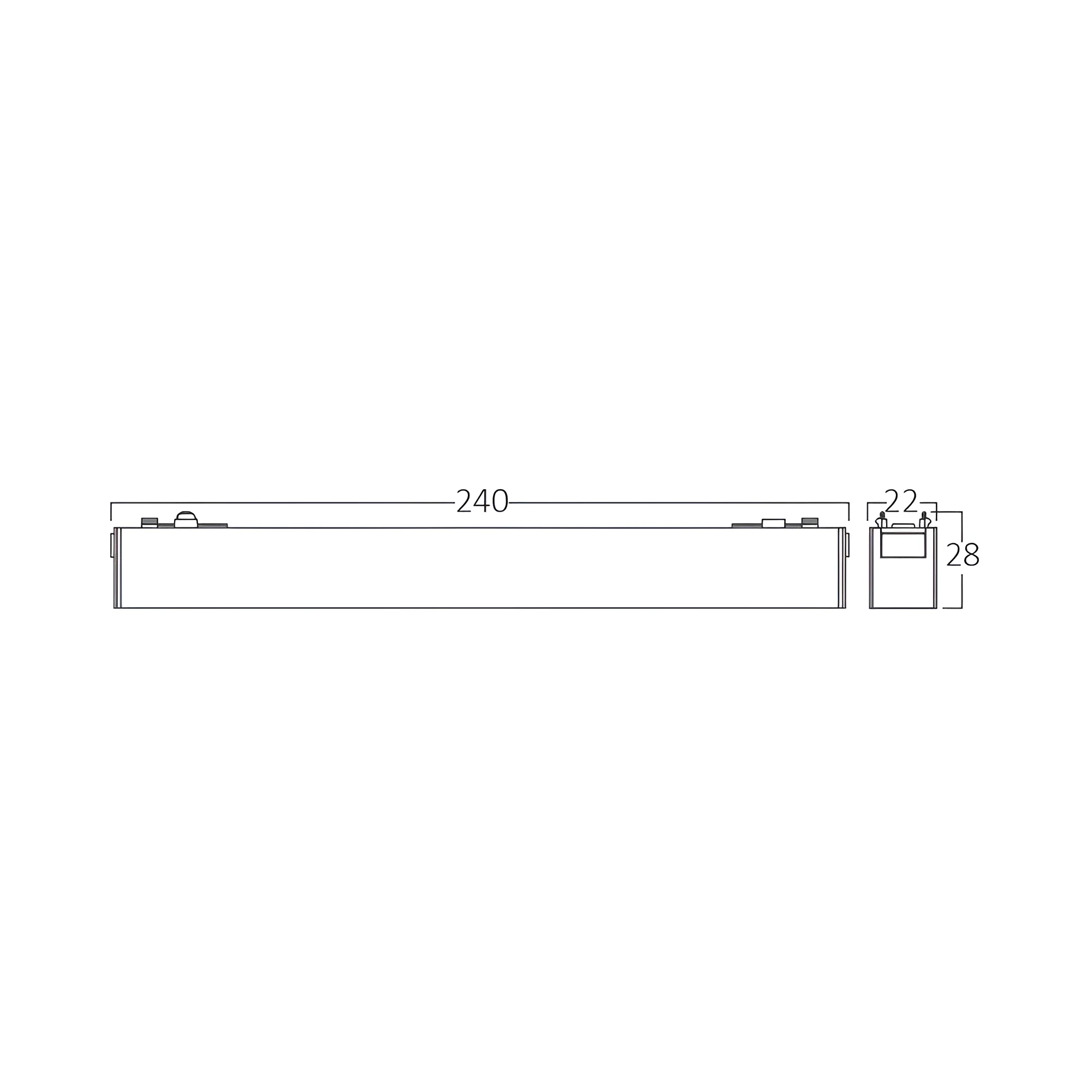 Magnetna svetiljka Magna Pro 12 W usmerena CCT crna - Слика 3