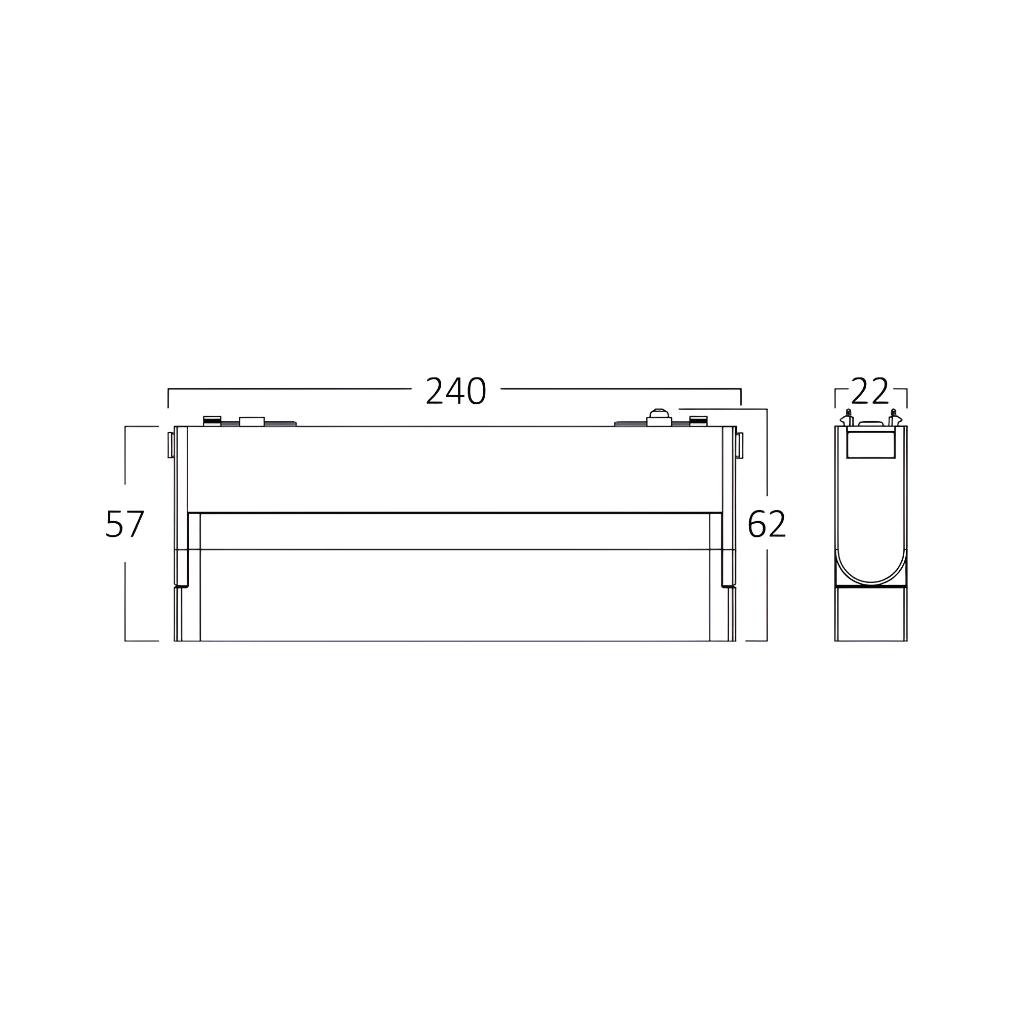Magnetni wall washer 12W CCT 48VDC Magna Pro - Слика 4