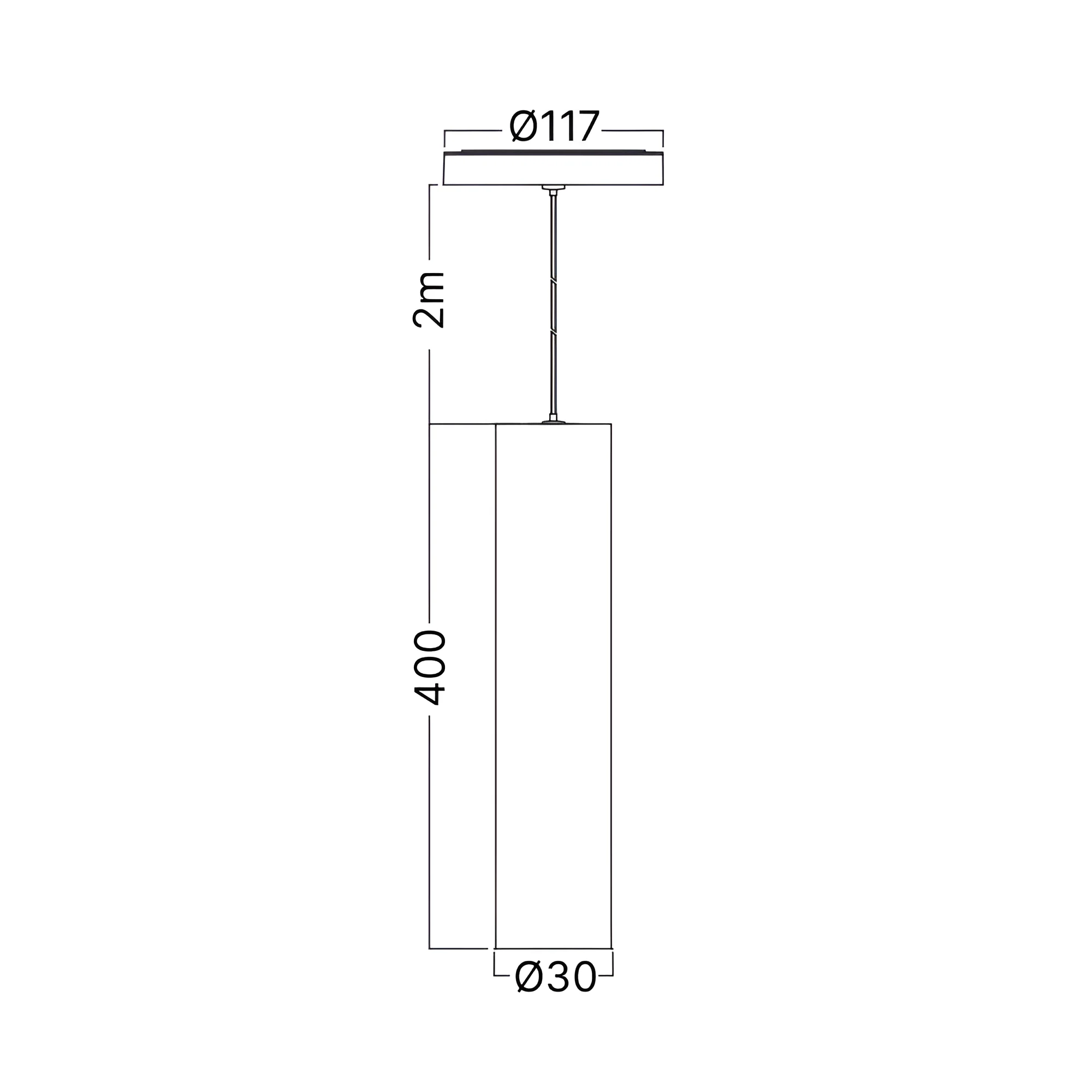 Magnetni viseći spot 7W CCT 48VDC Magna Pro - Слика 4
