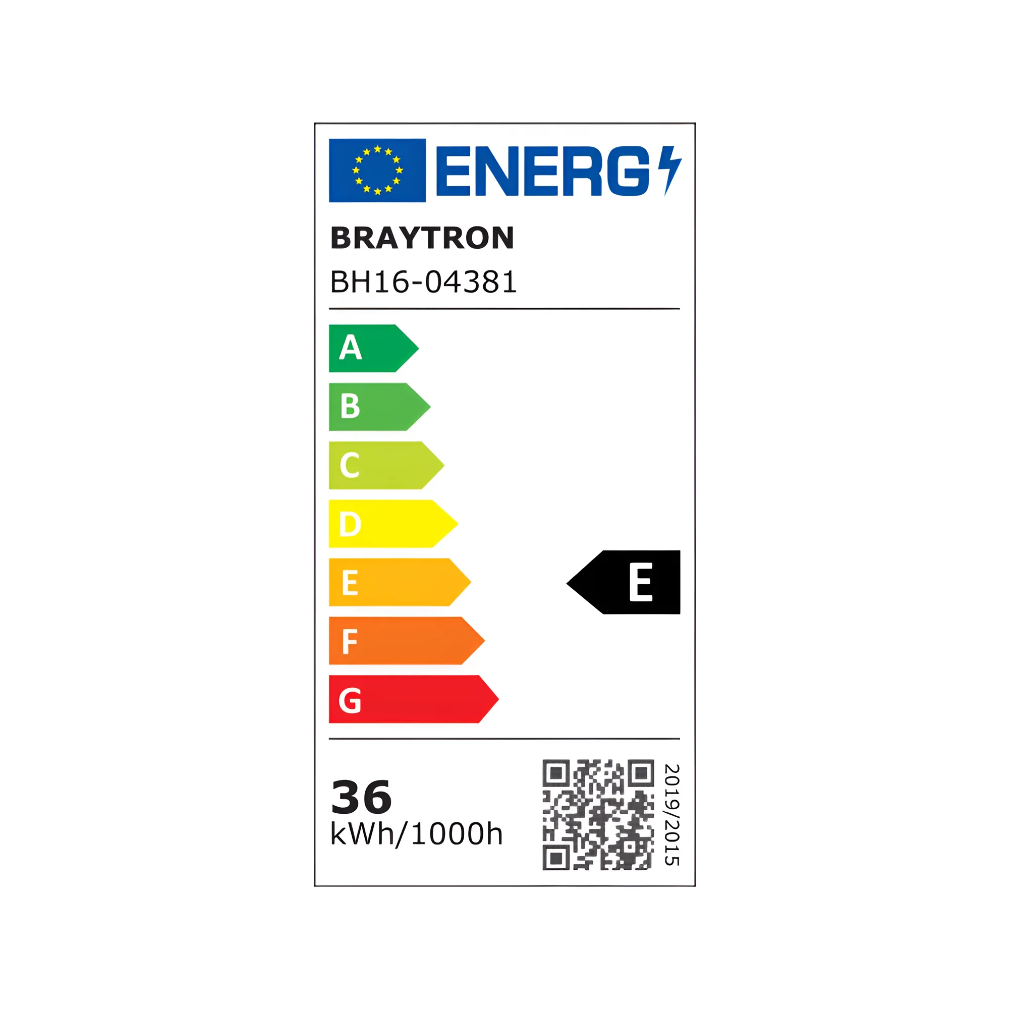 LED plafonjera okrugla Ø400 36W CCT crna Braytron Blade - Слика 7