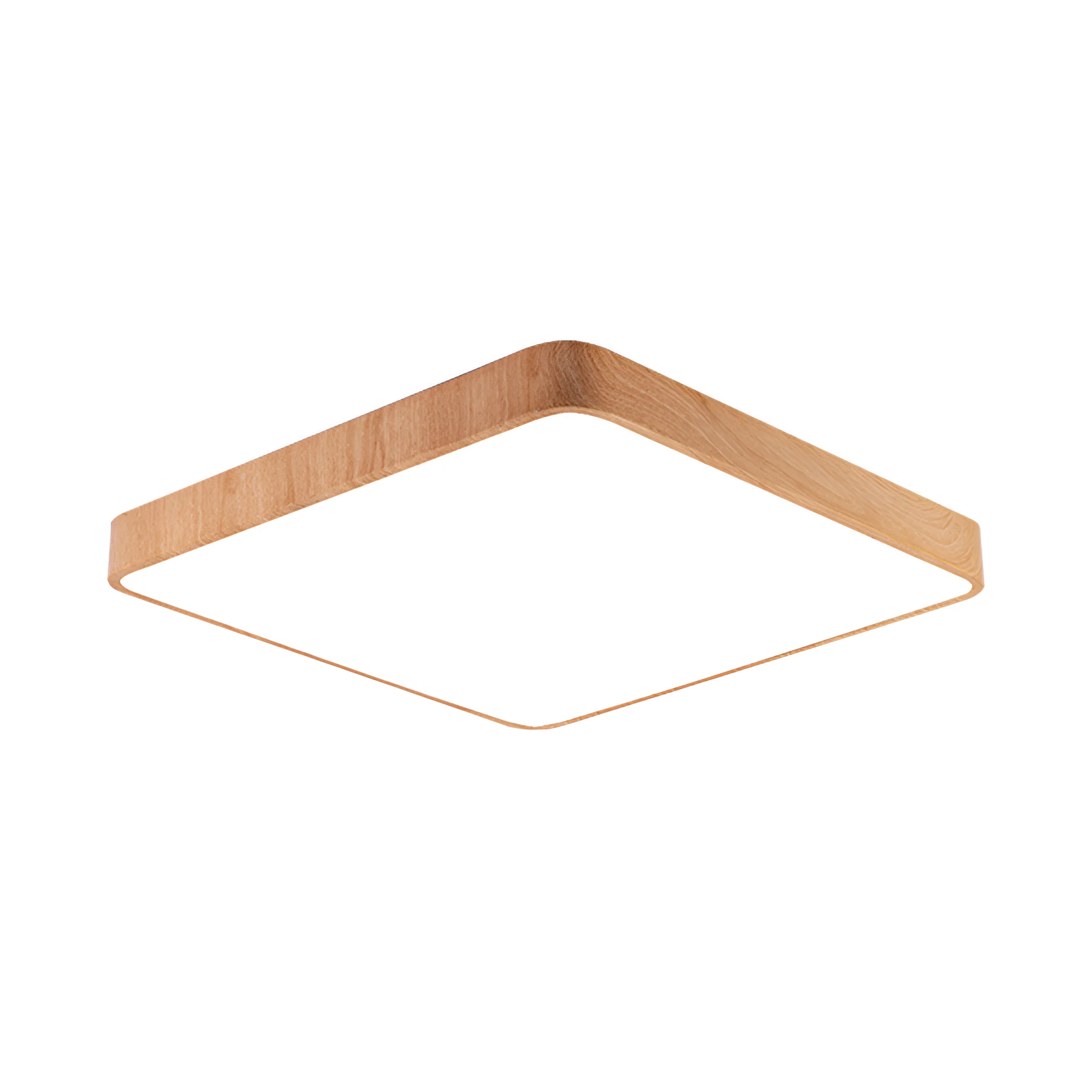 LED plafonjera kvadratna 500x500 45W CCT drvo (imitacija) sa daljinskim Braytron Blade