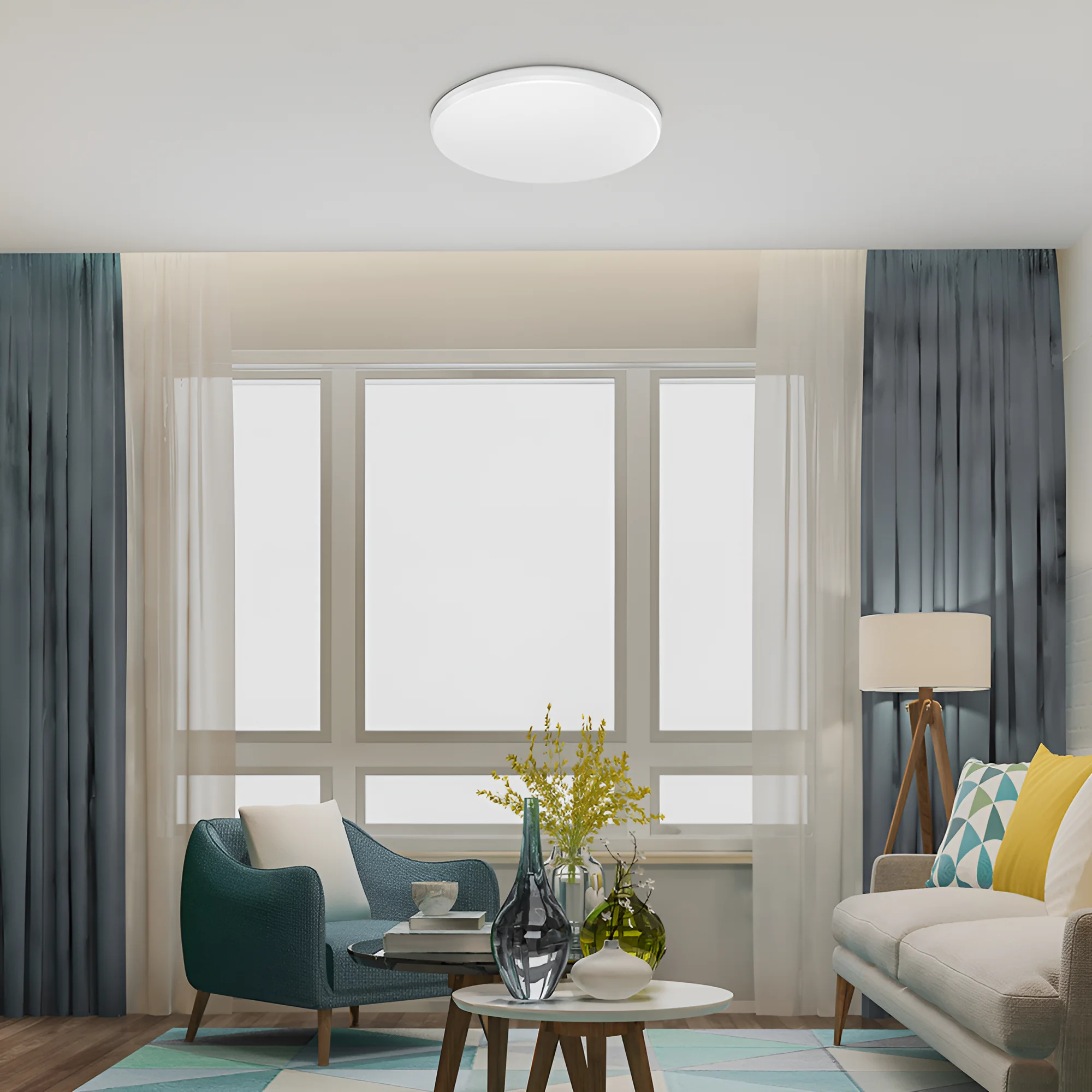 LED plafonjera okrugla Ø380 36W CCT IP20 Braytron Jade II - Слика 2