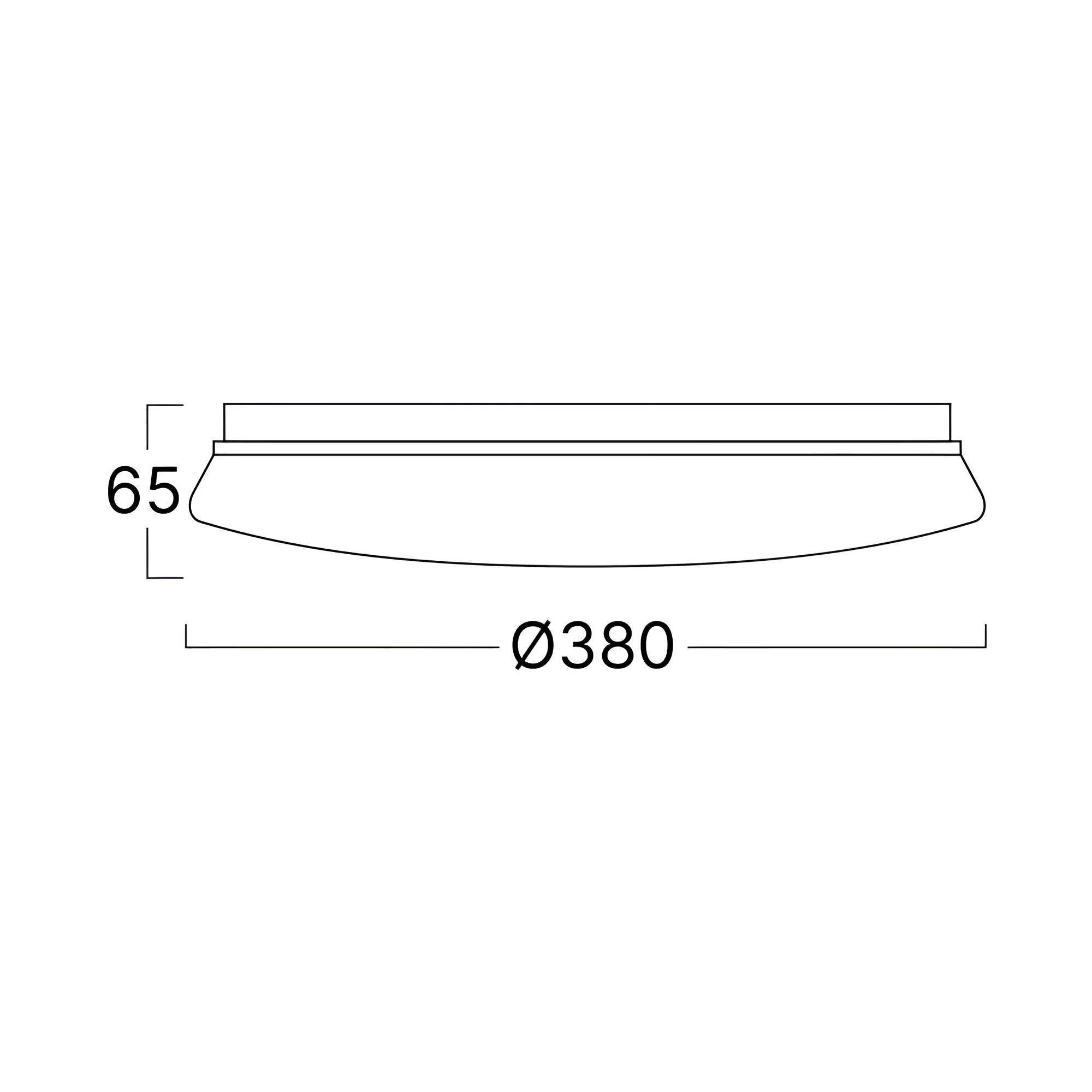 LED plafonjera okrugla Ø380 36W CCT IP20 Braytron Jade II - Слика 6