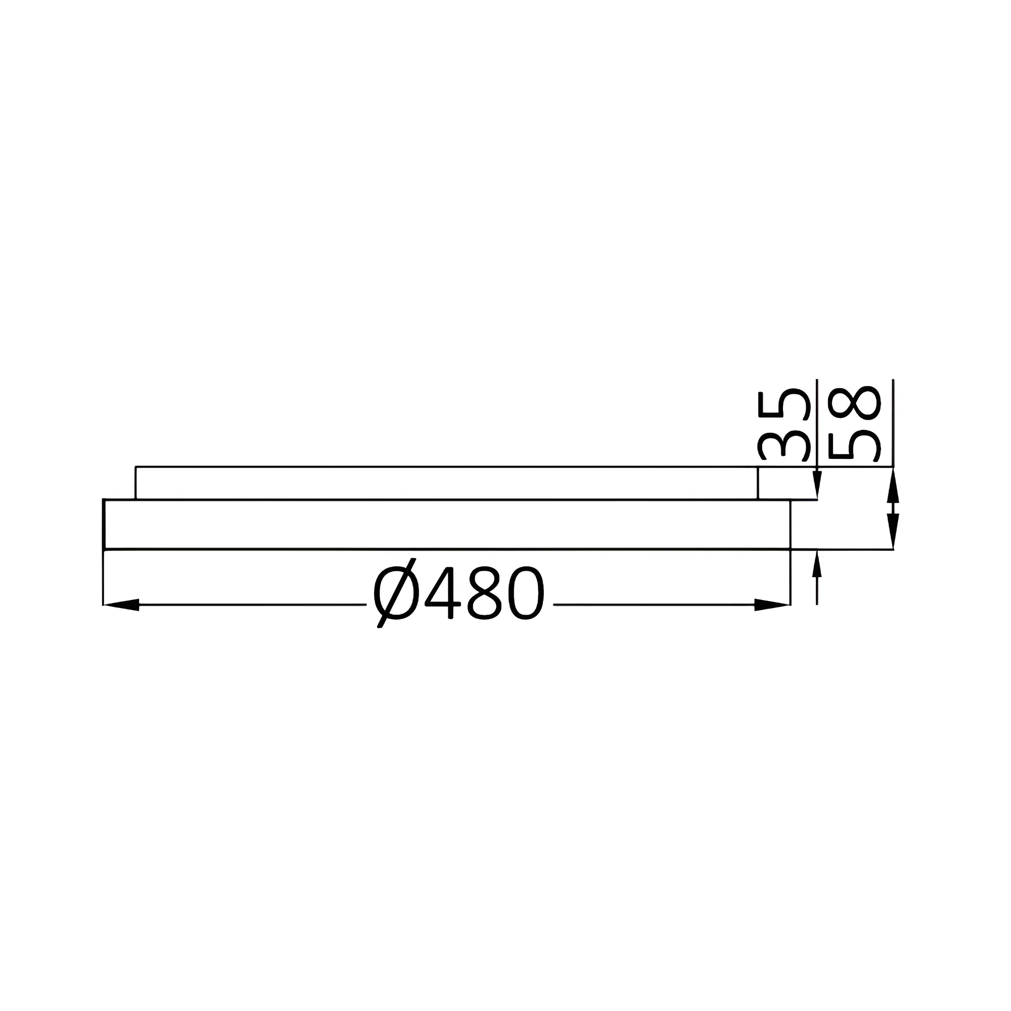 LED plafonjera okrugla Ø480 36W CCT zlatna IP20 Braytron Bella - Слика 6
