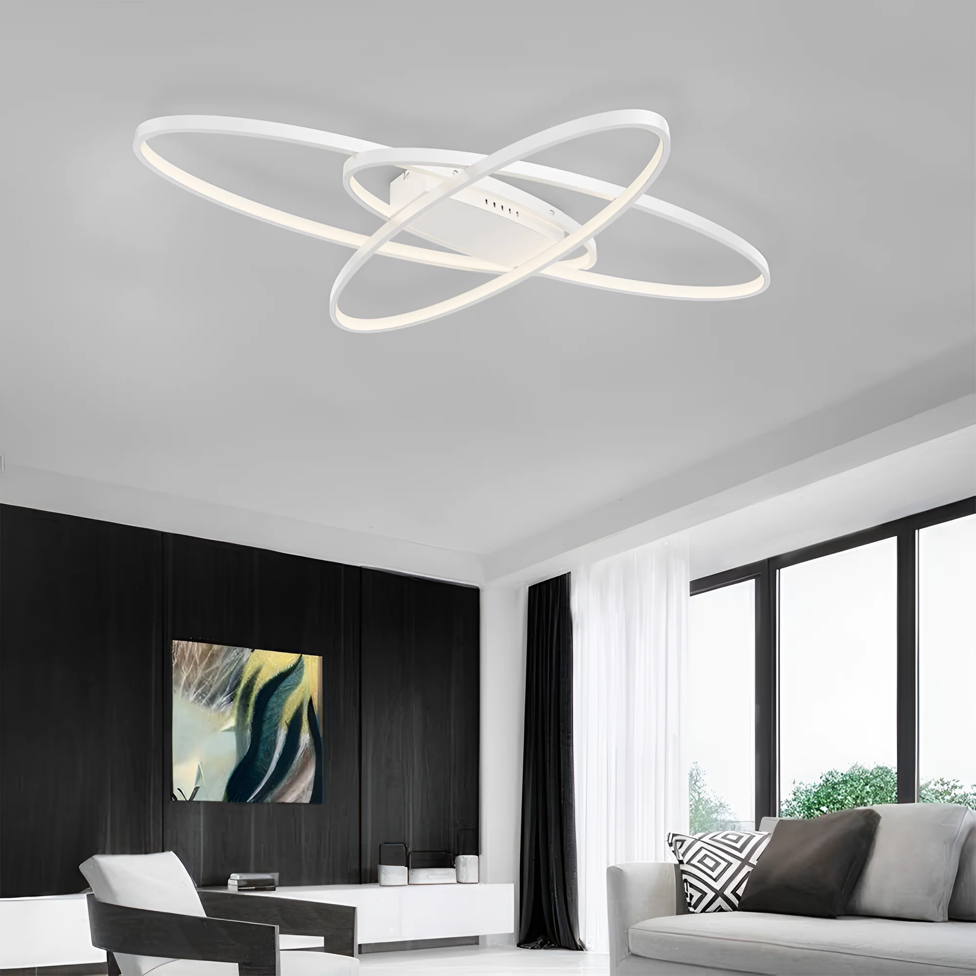 LED plafonjera 72W CCT bela sa daljinskim IP20 Braytron Nela - Слика 2