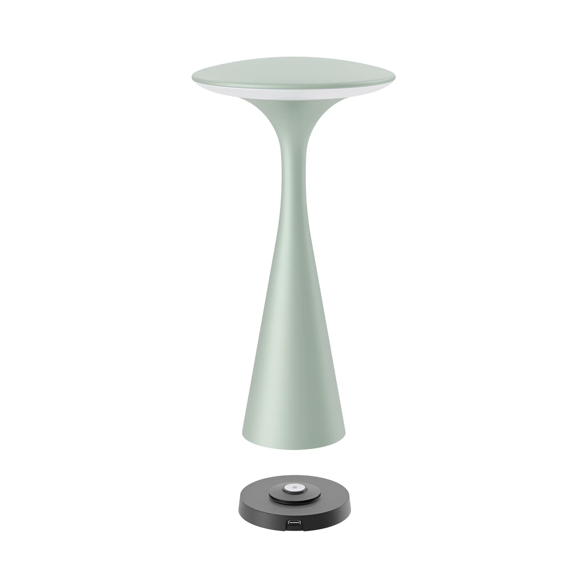 Punjiva LED stona lampa 3W CCT zelena Braytron Tower - Слика 3