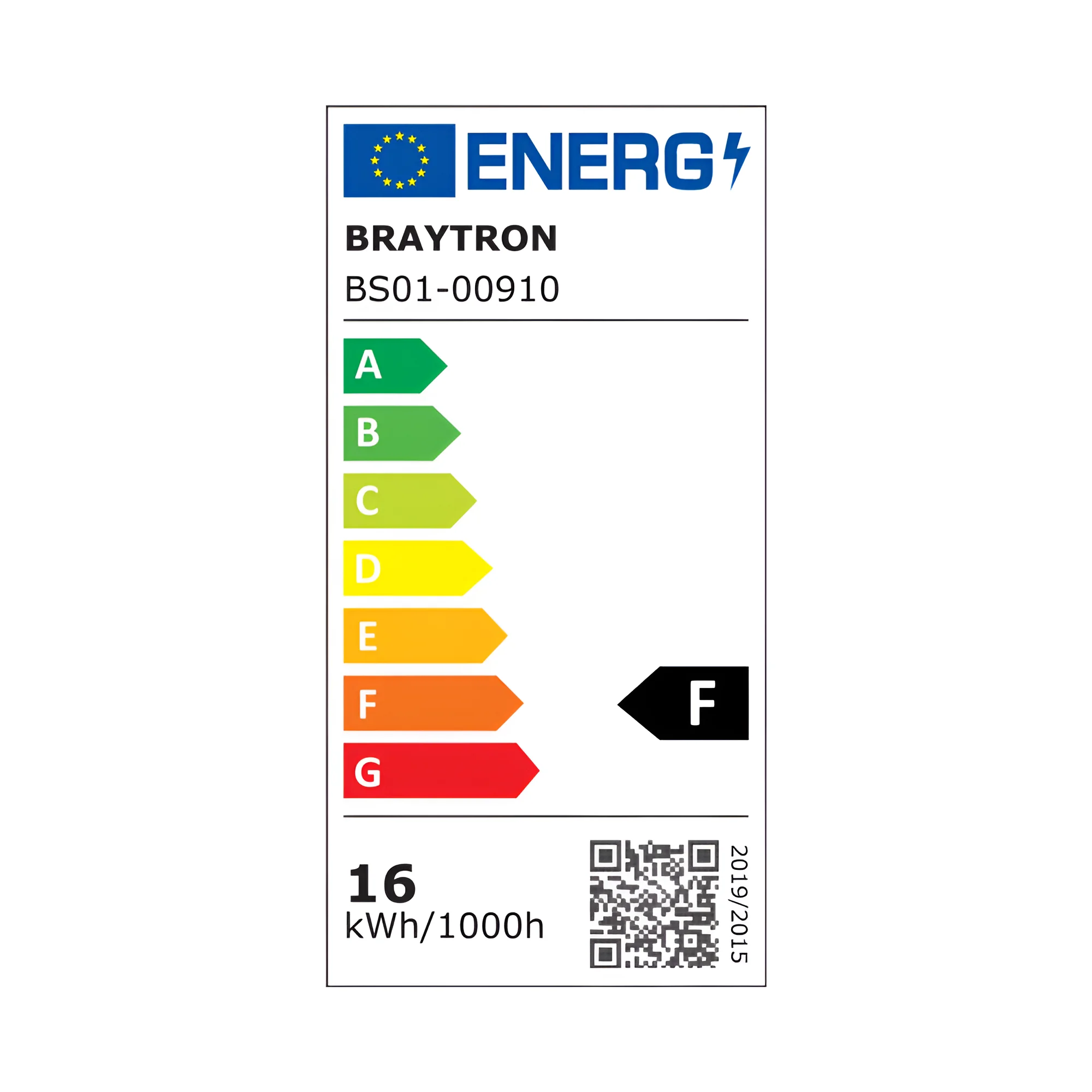 LED traka 16W/m 2835 3000K 24V IP20 Braytron PlusLine - Слика 6