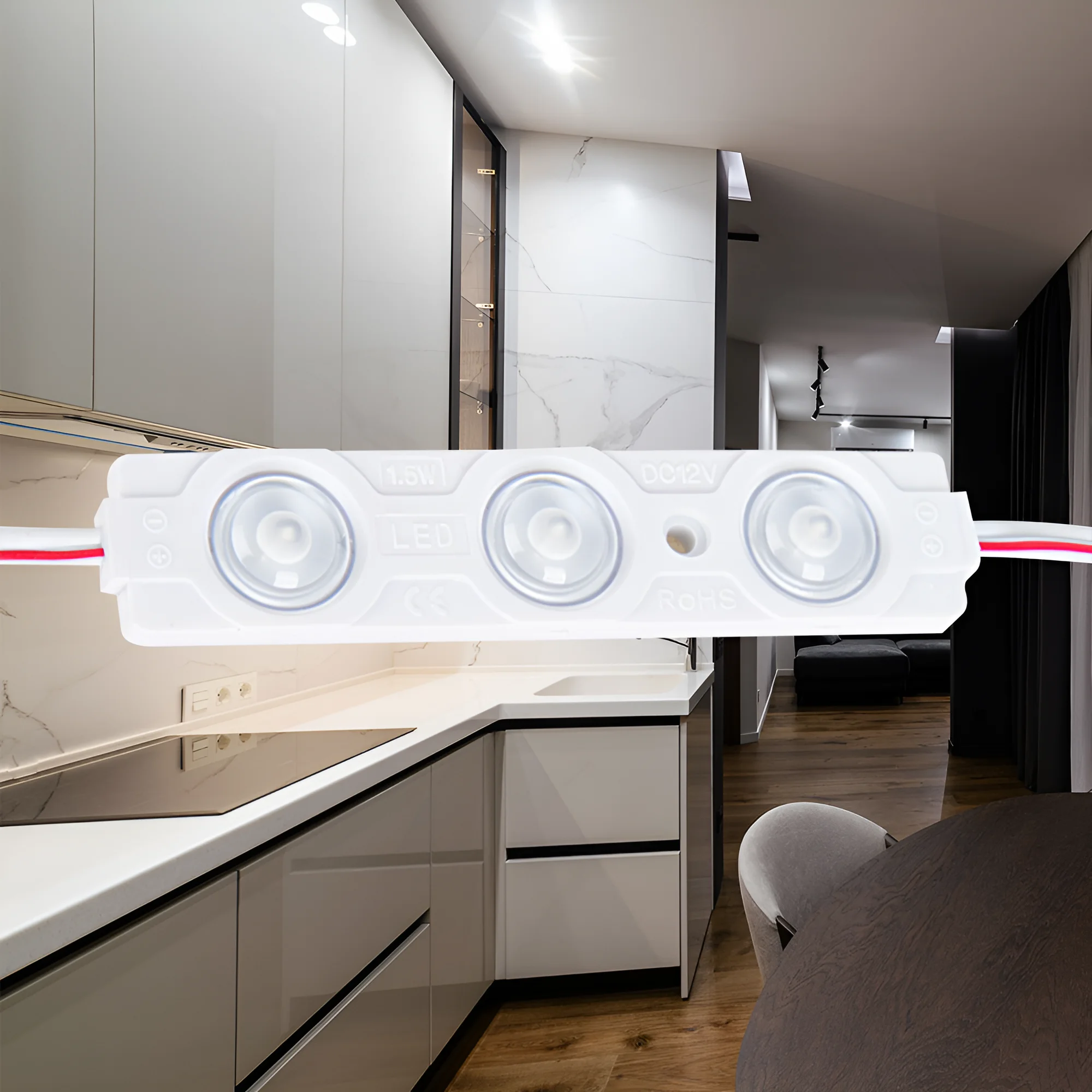 LED modul 1.2W 3LED 5730 plavi 12VDC IP67 Braytron - Слика 2