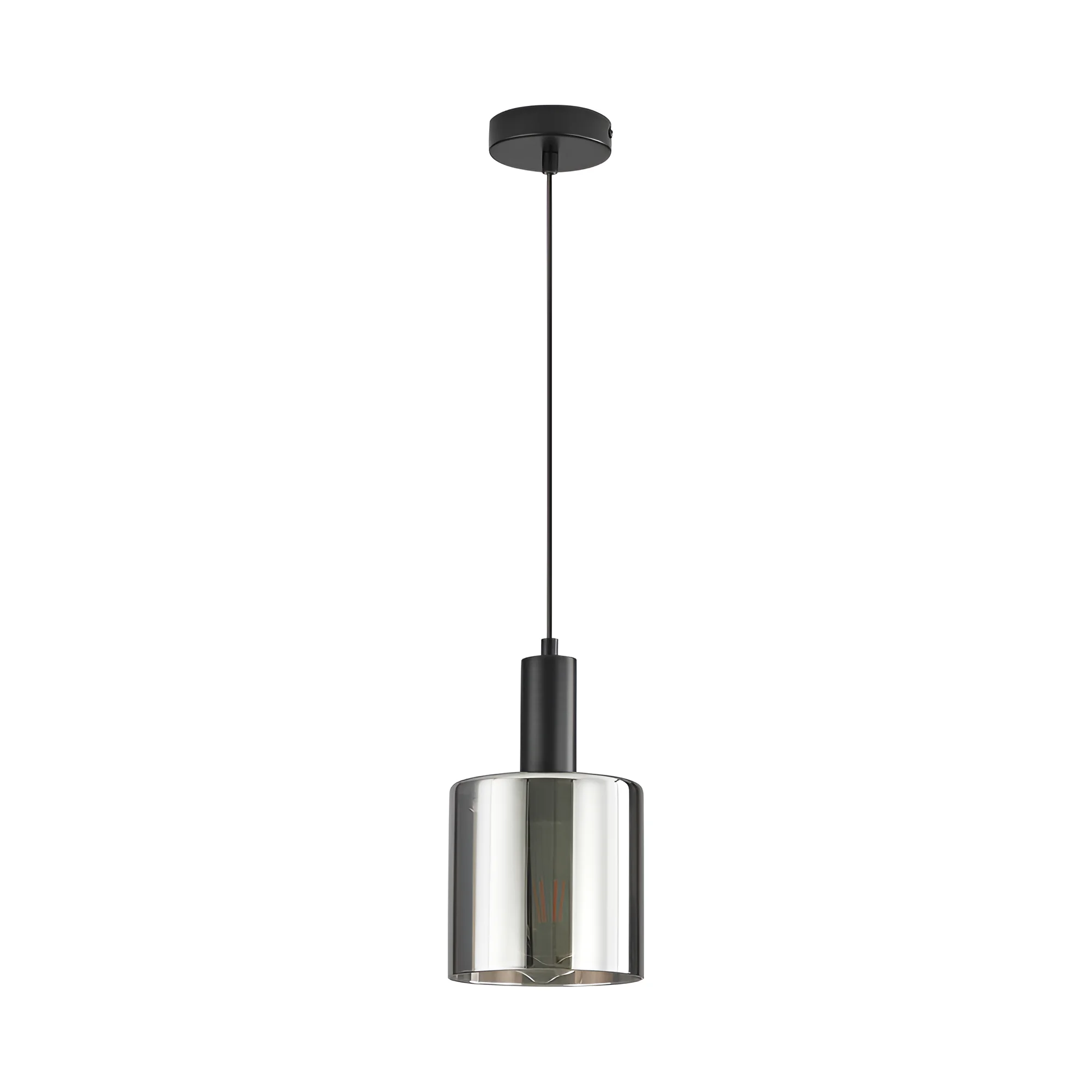 Braytron visilica jednogrla Dimno cilindrično E27 crna BV01-00070 - Слика 3