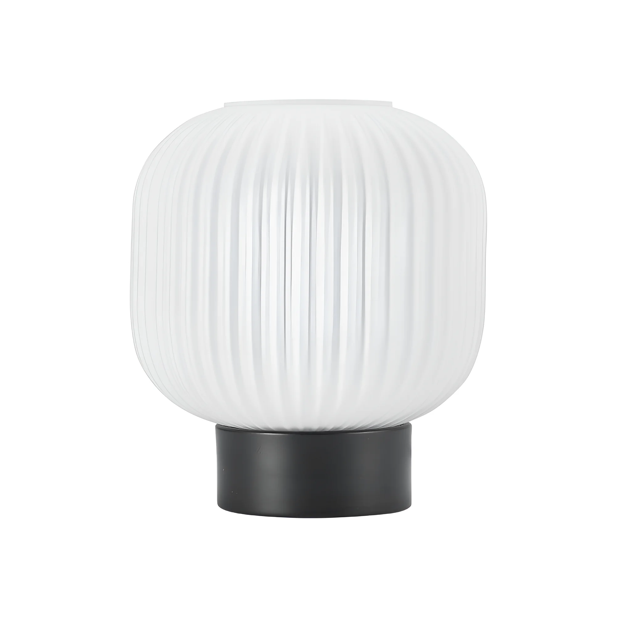 Stona lampa opalni globus Opal/Crna grlo E27 - Слика 3