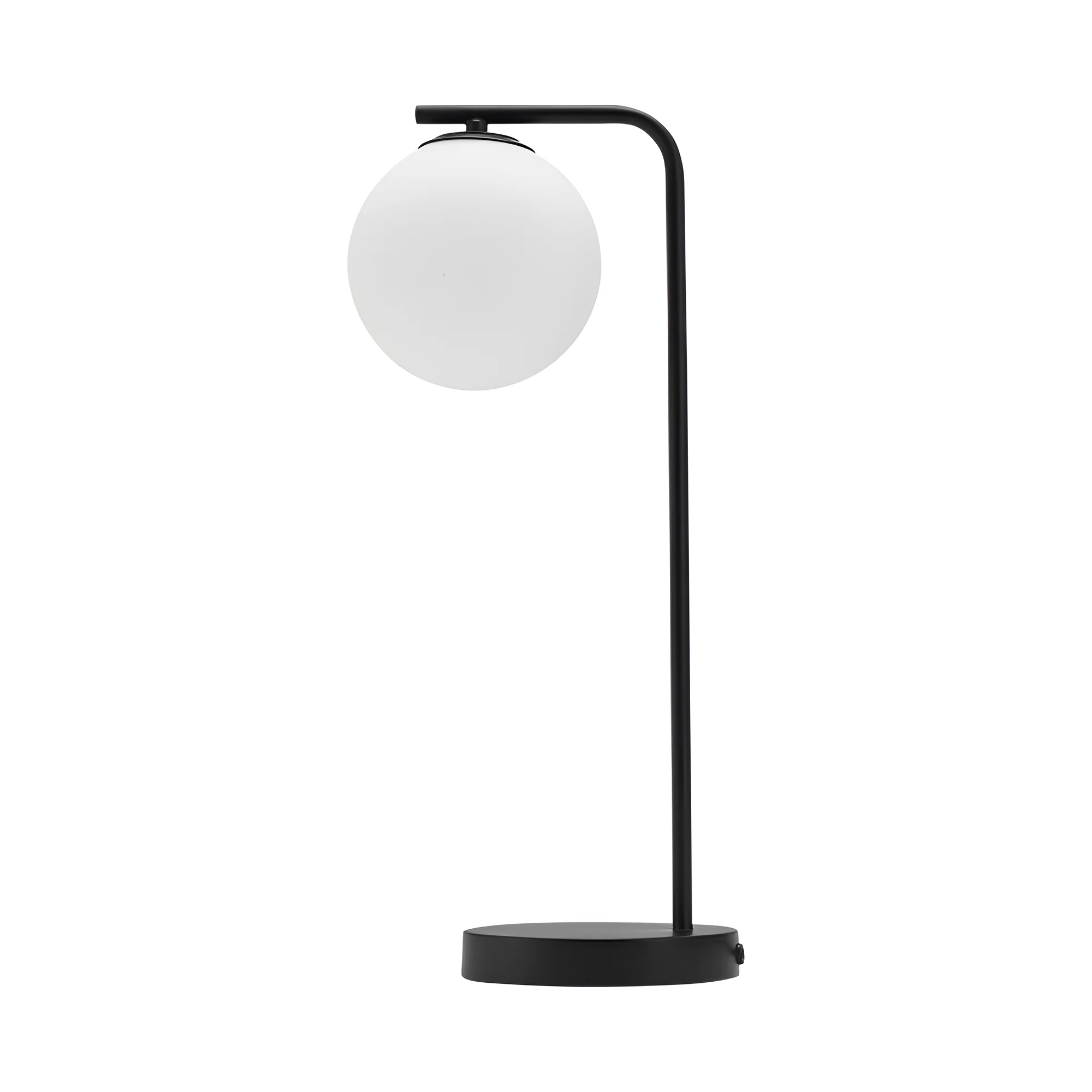 Stona lampa opalna kugla na stalku Opal/Crna grlo G9 - Слика 3