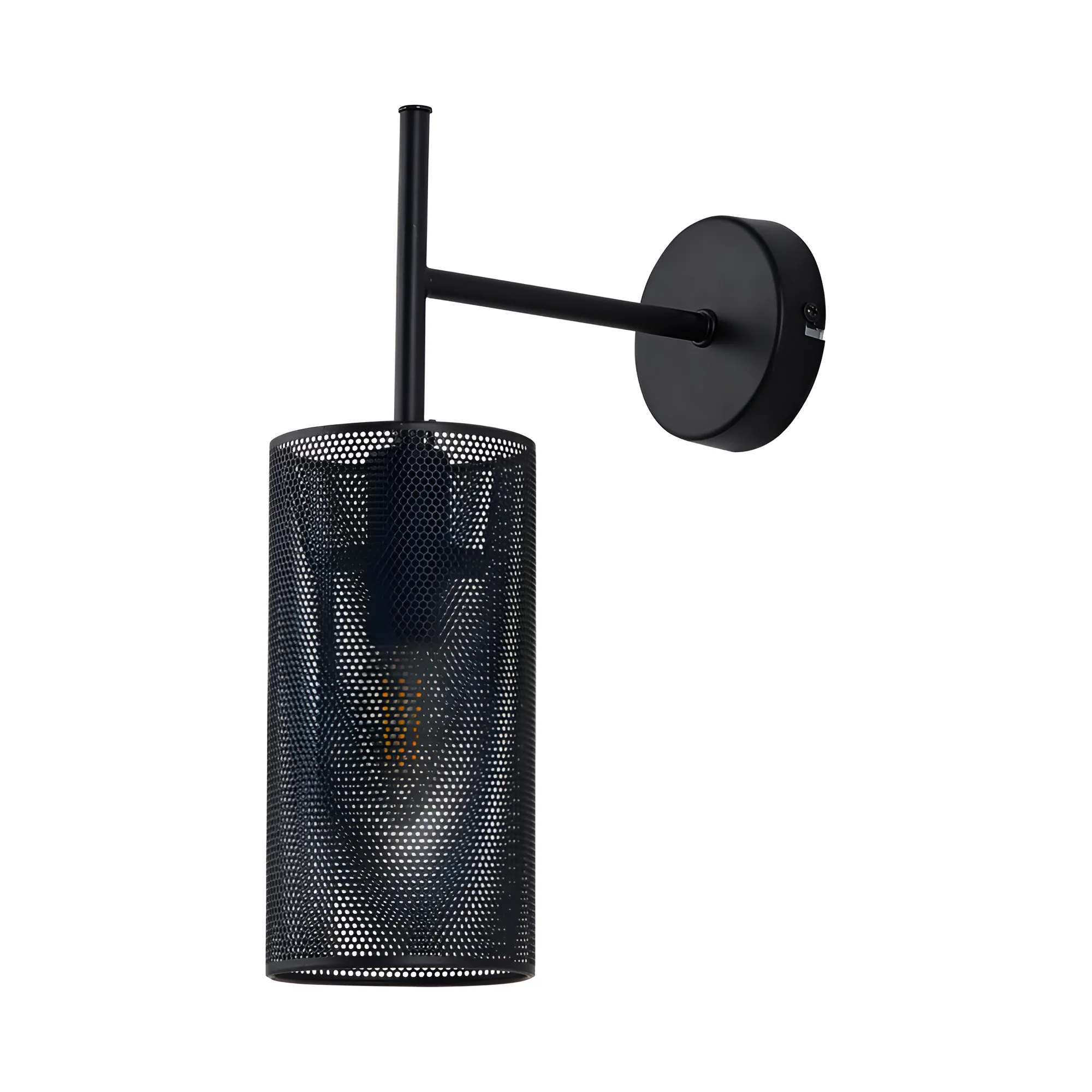 Braytron Zidna svetiljka E14 mrežasta crna BV03-00022 - Слика 3
