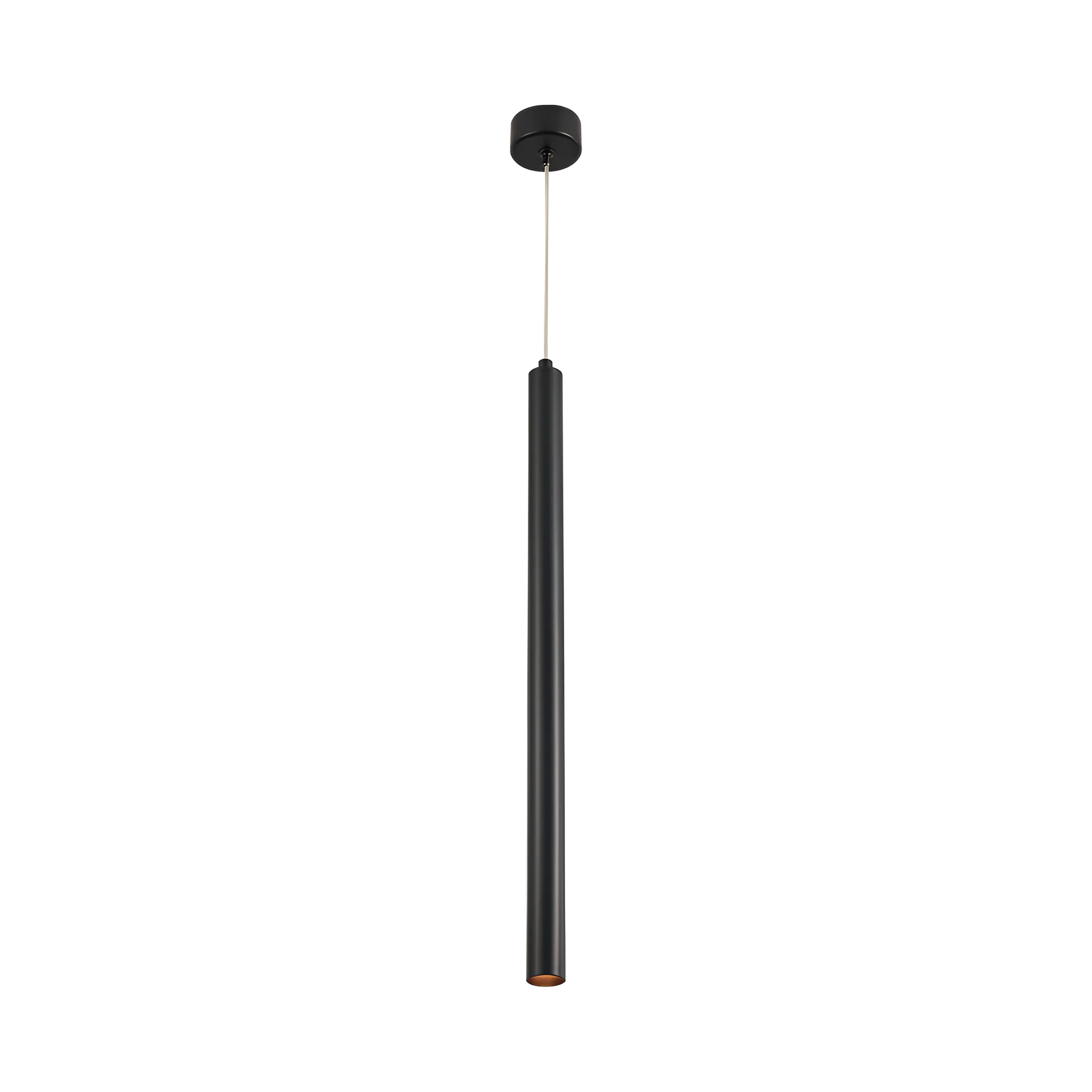 Viseća lampa 1×G9 crna, tanki aluminijumski nosač serije Fixture G007