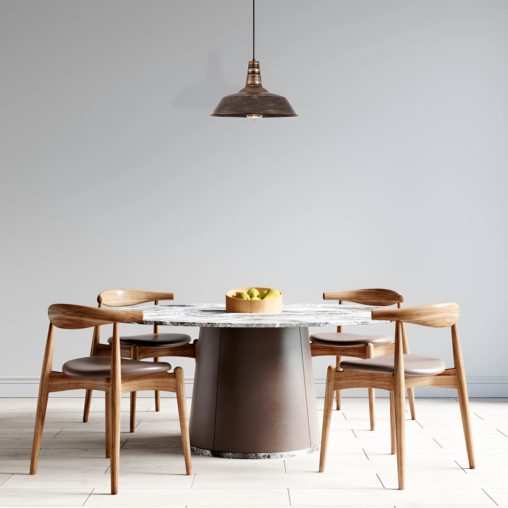 Viseća lampa 1×E27 bronzana, metalni abažur prečnika 355 mm serije Metal P003 - Слика 2
