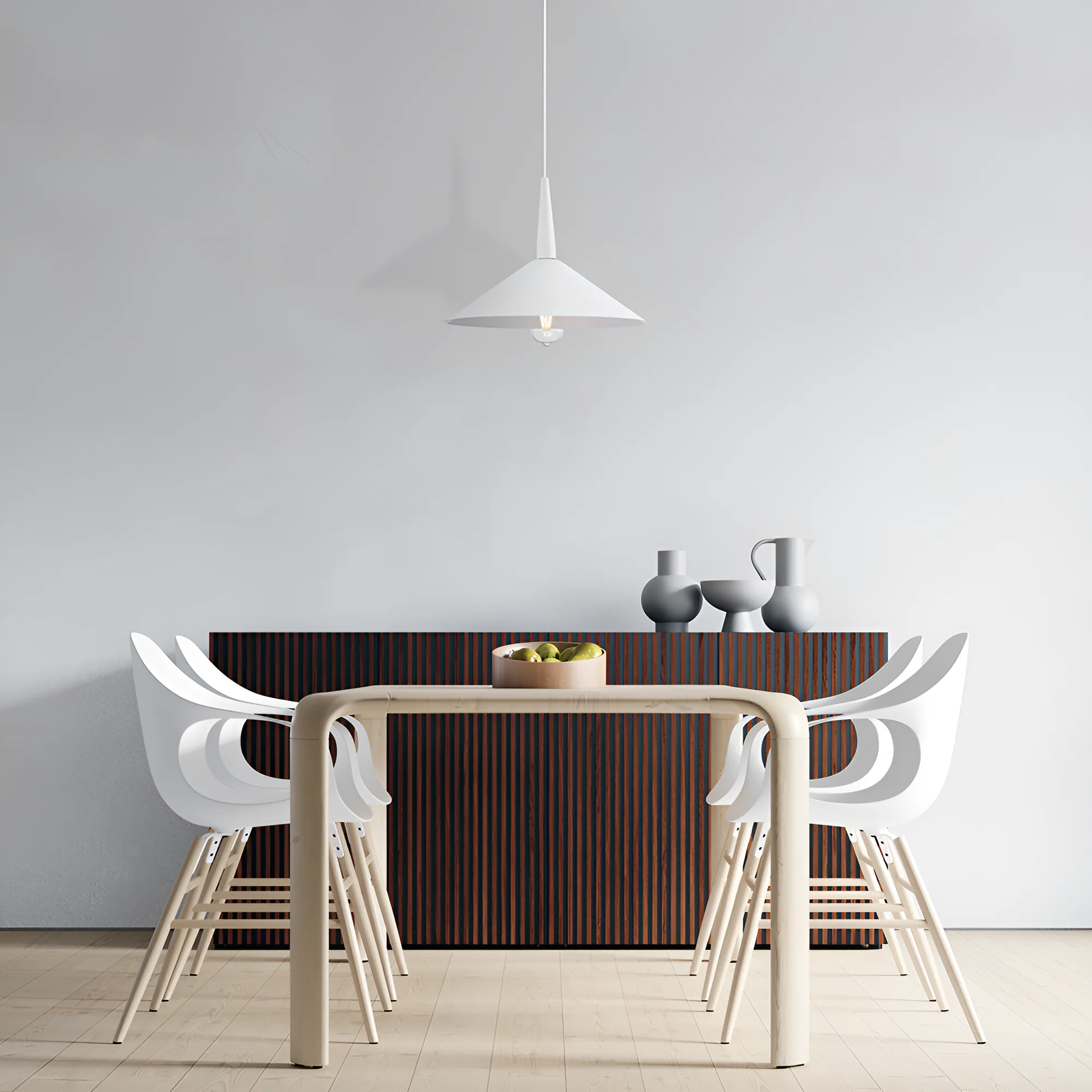 Viseća lampa 1×E27 bela, metalni abažur prečnika 400 mm serije Metal P009 - Слика 2