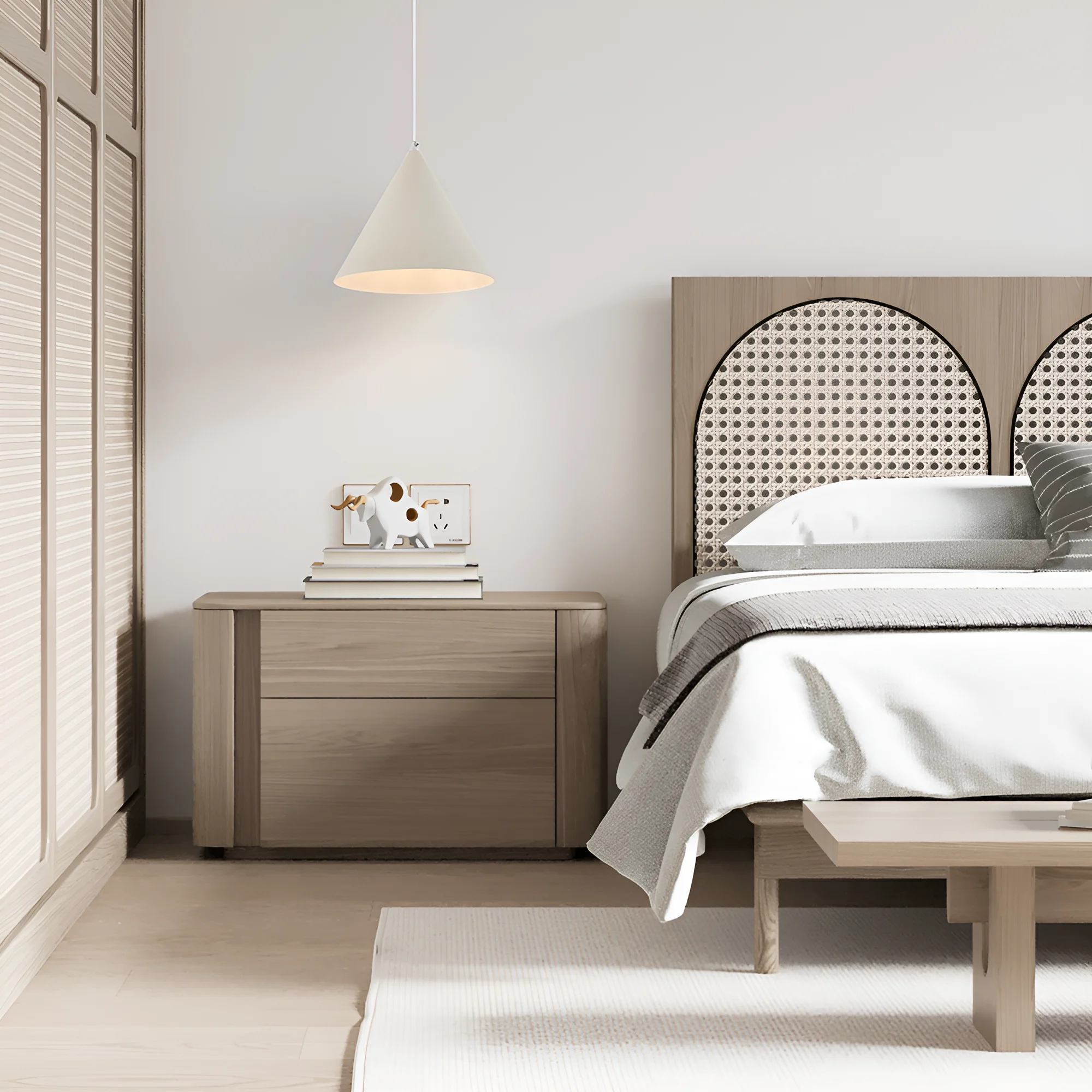 Viseća lampa 1×E27 bela, metalni abažur prečnika 220 mm serije Metal P010 - Слика 2
