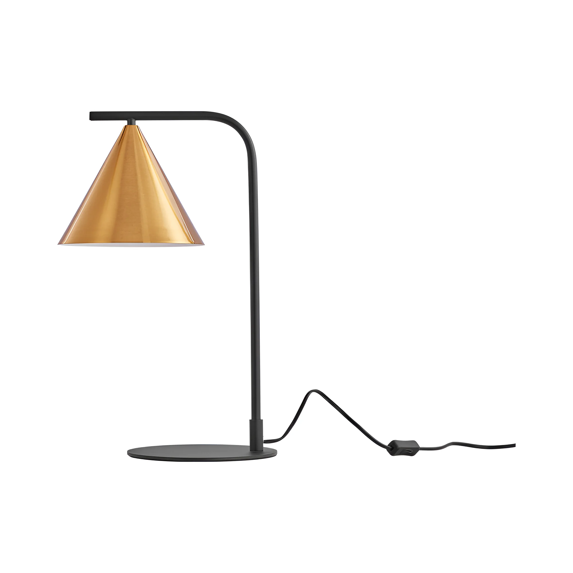 Stona lampa zlatni konus Zlatna grlo E27 - Слика 3