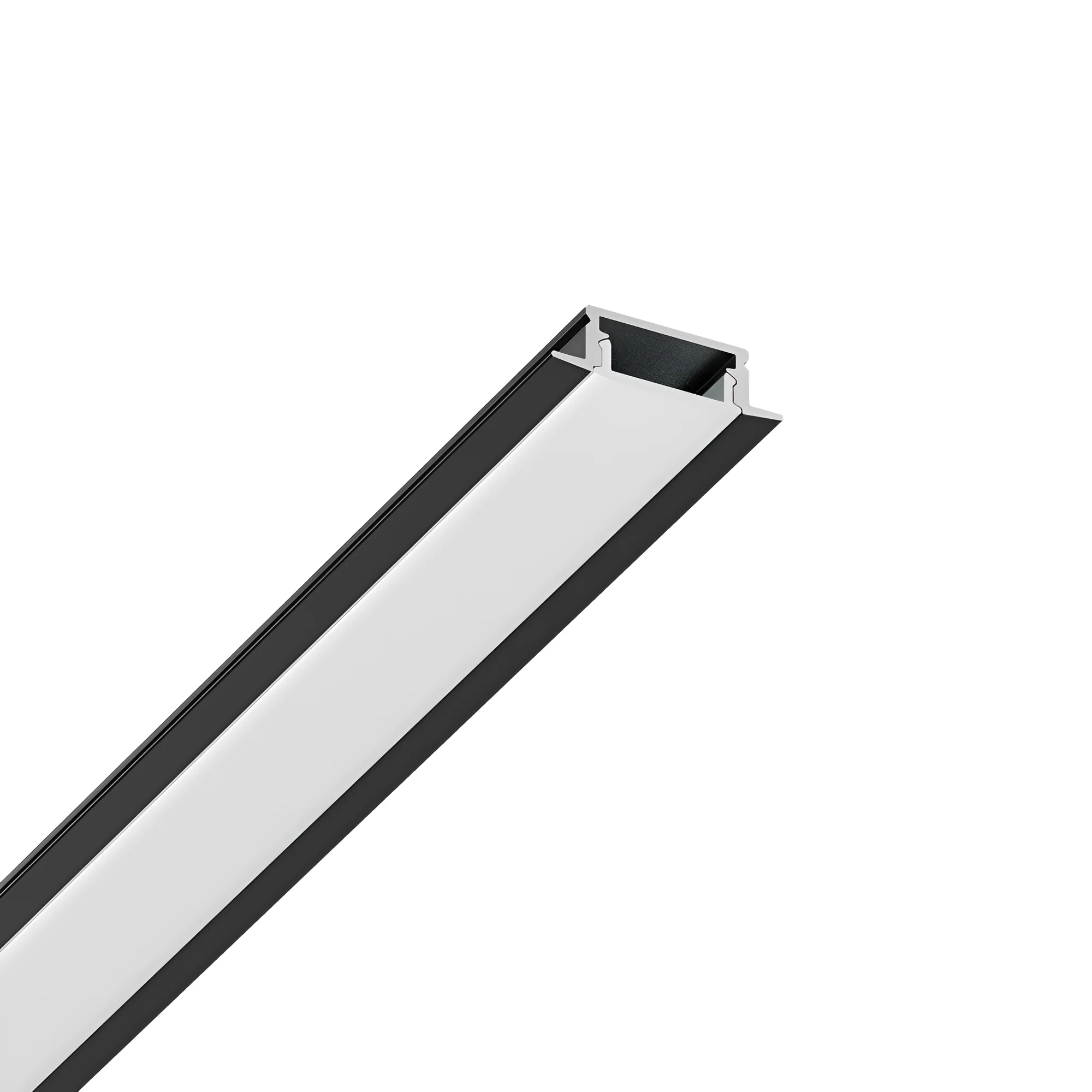 Aluminijumski ugradni LED profil RC1707 2m crni Braytron