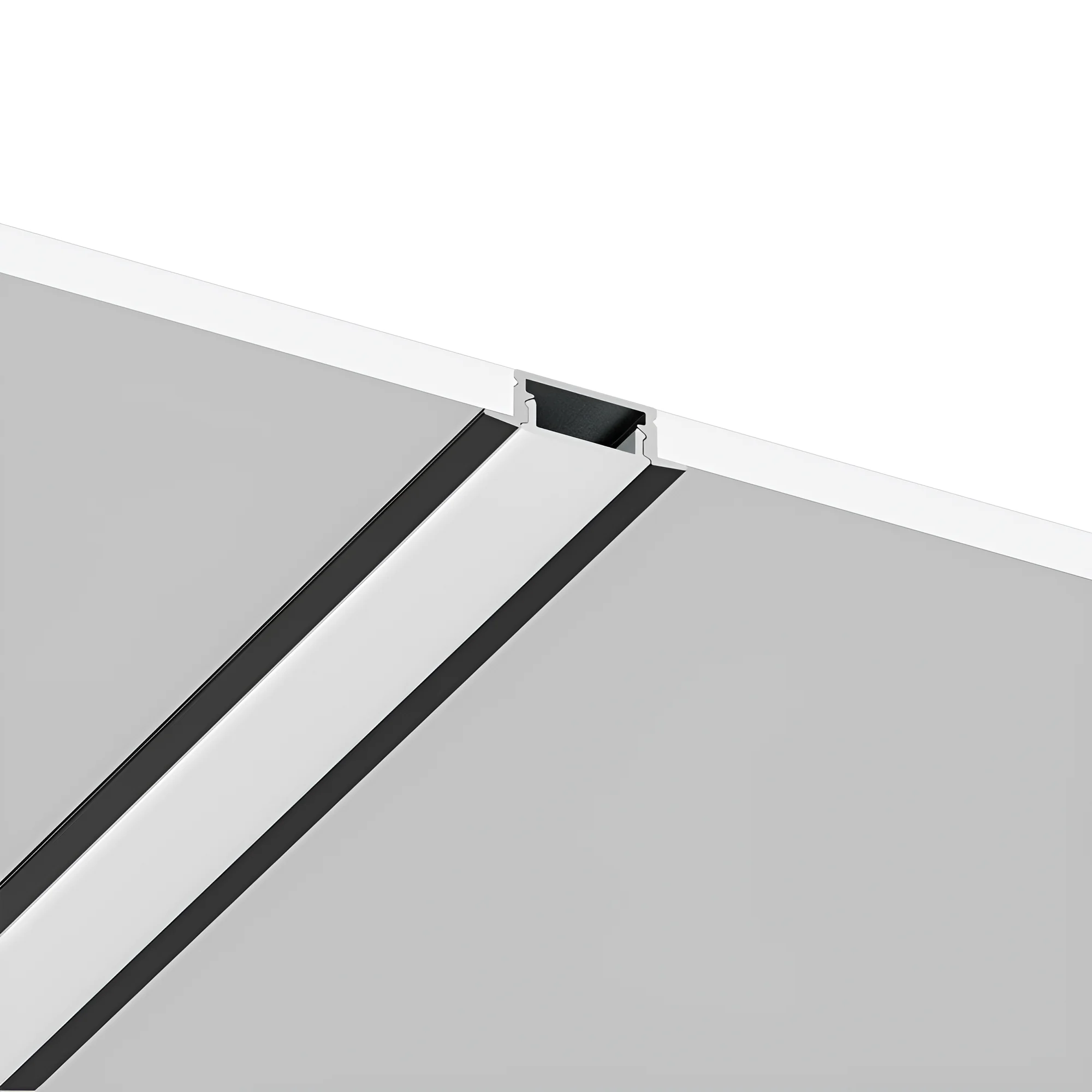 Aluminijumski ugradni LED profil RC1707 2m crni Braytron - Слика 2