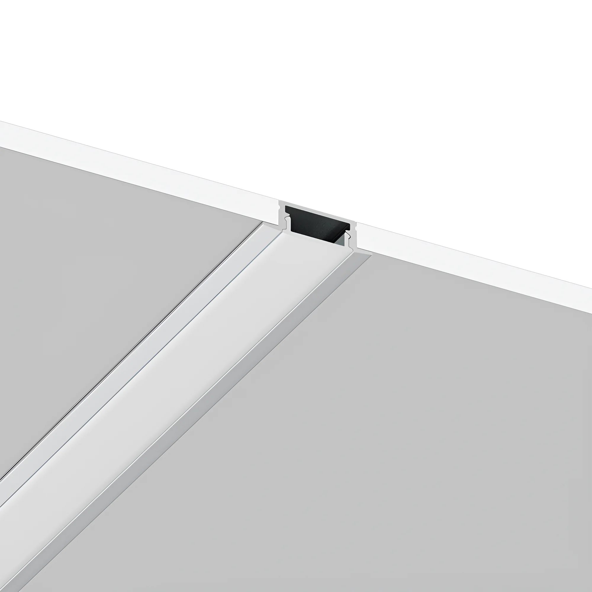 Aluminijumski ugradni LED profil RC1707 2m srebrni Braytron - Слика 2