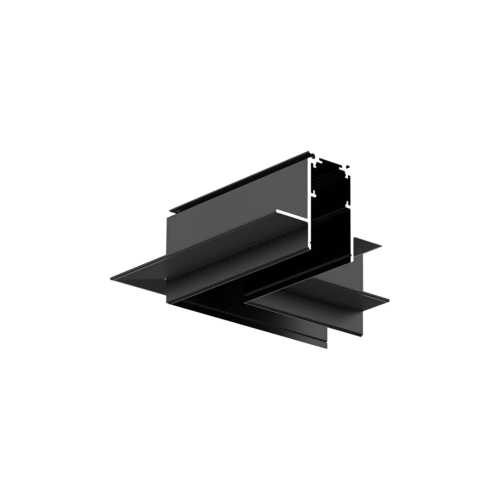 Magnetni ugao ugradni 60 mm profil crni - Слика 2